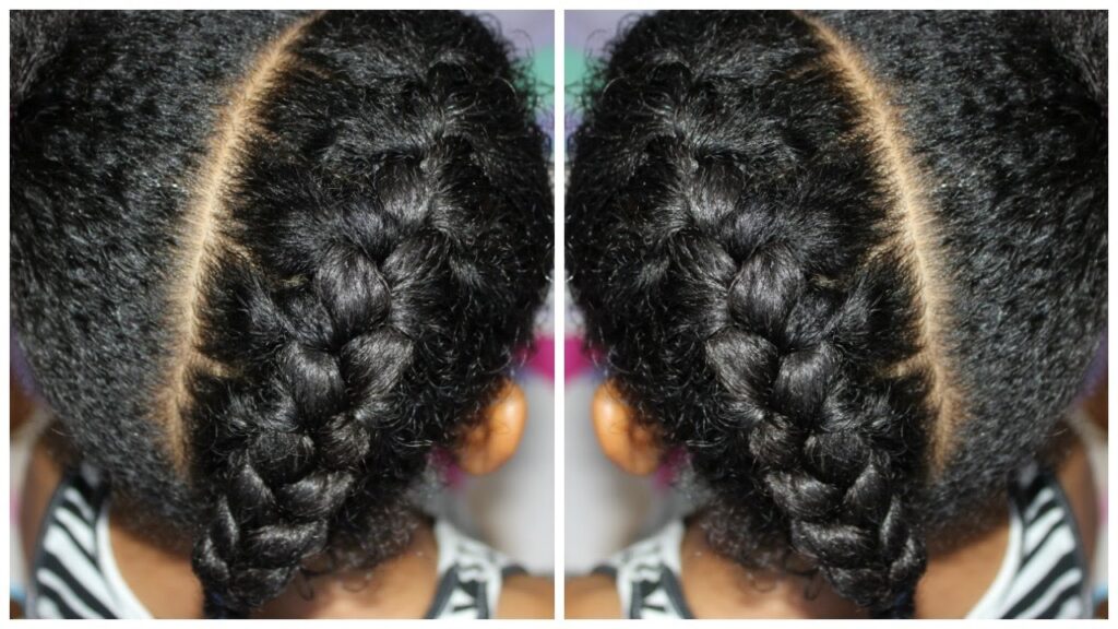How to French Braid Your Own Hair Black Hair