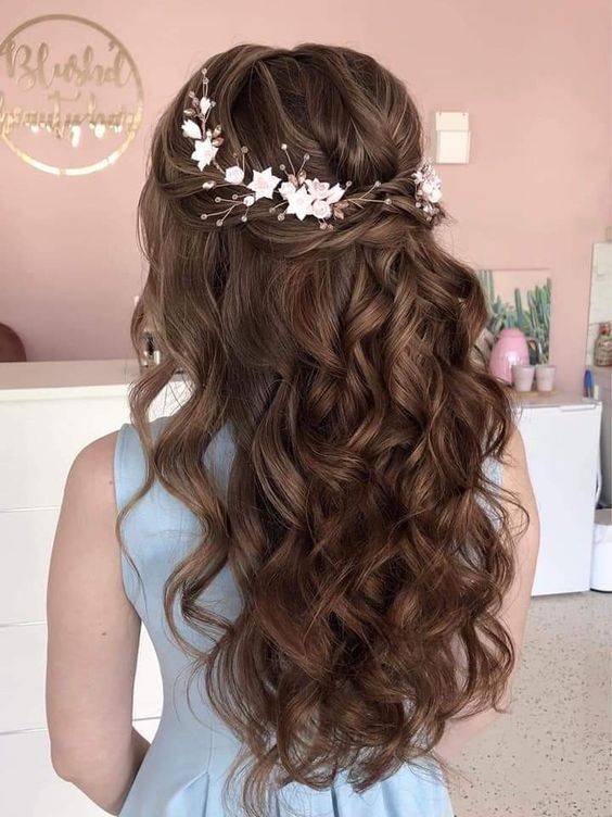 First Communion Hairstyles for Long Hair