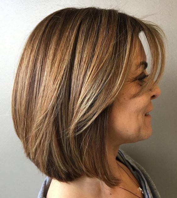 Long Bob (Lob) Hairstyles for Women Over 50