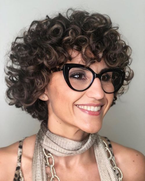 Layered Bob for Curly Hair