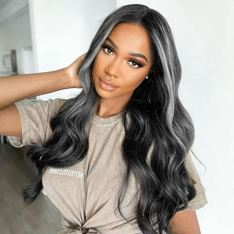 Brushed Loose Wave Ombre Grey