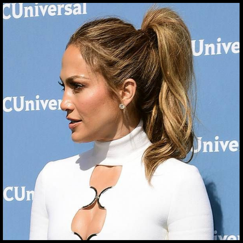Pumped-Up Messy Ponytail