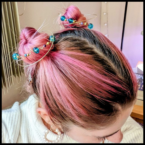 Space Buns with Accessories