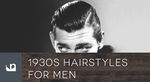 1930s Mens Hairstyles