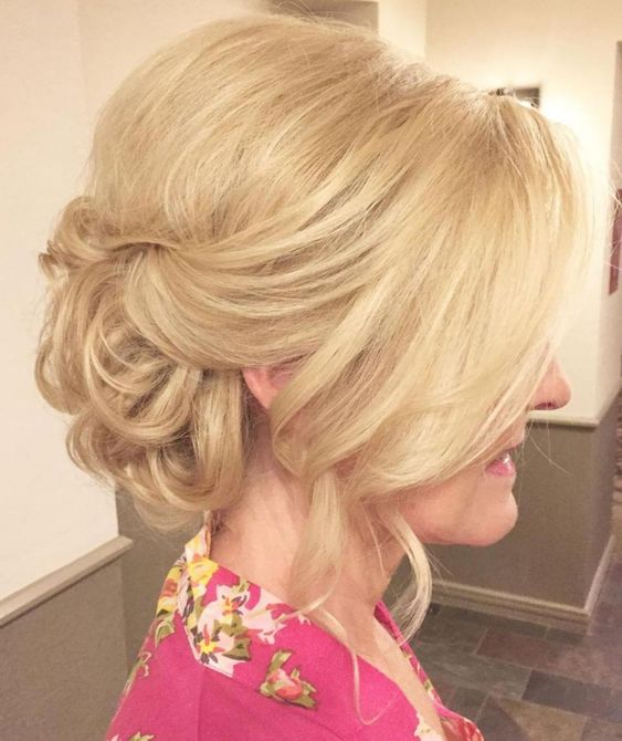 Bouffant Updo Hairstyles for Older Women