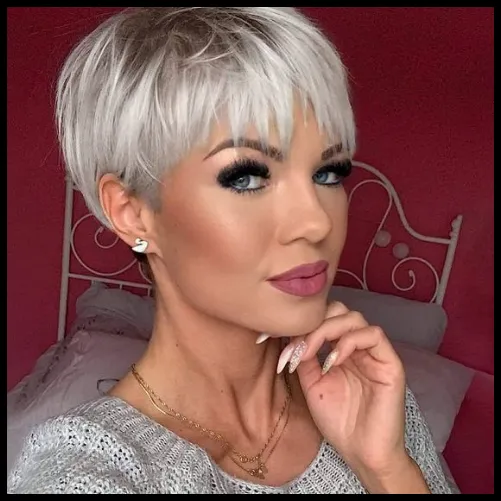 Platinum Blonde Pixie