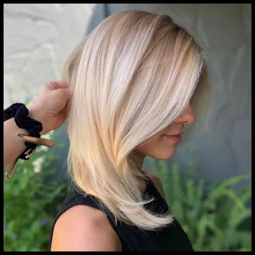 Blonde Mid-Length Layers