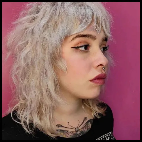 Cute Shaggy Mullet and Wispy Bangs