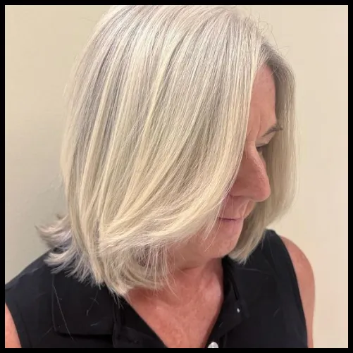 Low-Maintenance Silver Hair