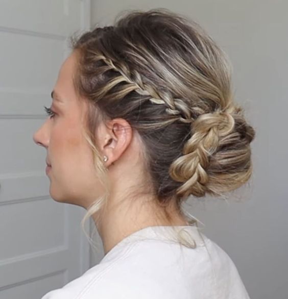 Double Braid Updo