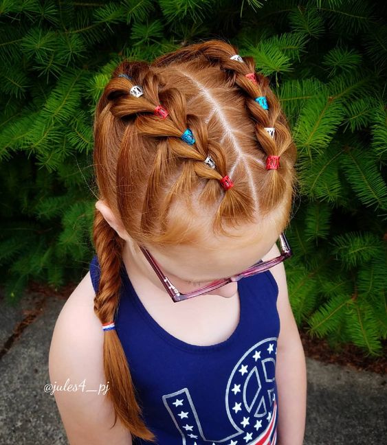 Fishtail Braid Softball Hairstyles