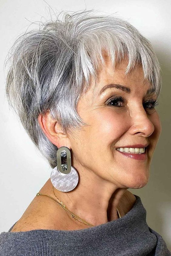 French Twist with Accessories Layered Bob Hairstyles for Women over 50