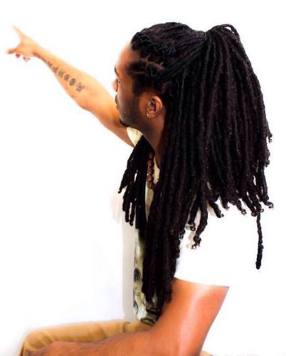 Half-Up Half-Down Dreads