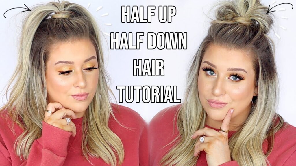 Half up Half down Hairstyles Straight Hair