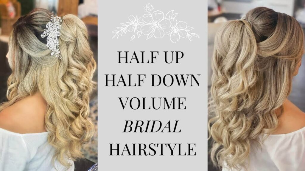 20+ Wedding Half up Half down Hairstyles: Beautiful Bridal Looks!