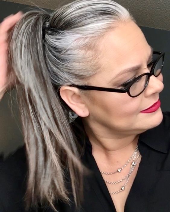 High Ponytail Hairstyles for Women Over 50