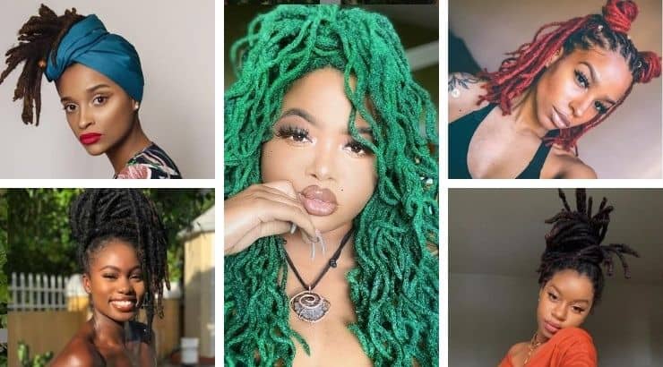 Loc Updo Hairstyles