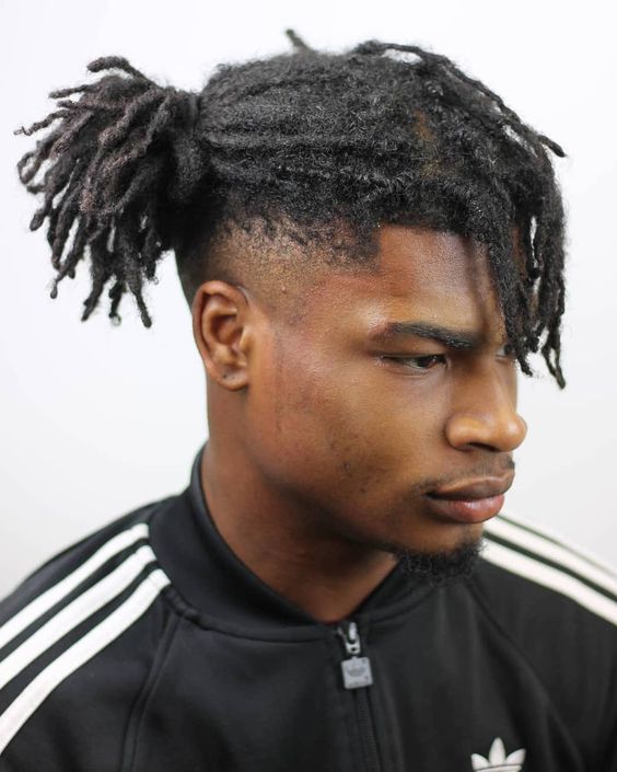 Tied Back Dreads for mens