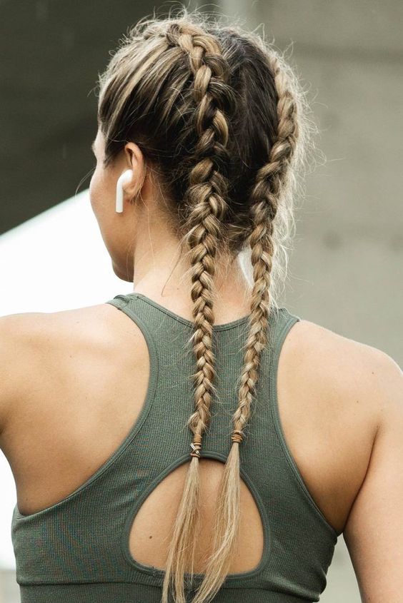 Twisted Ponytail Softball Hairstyles