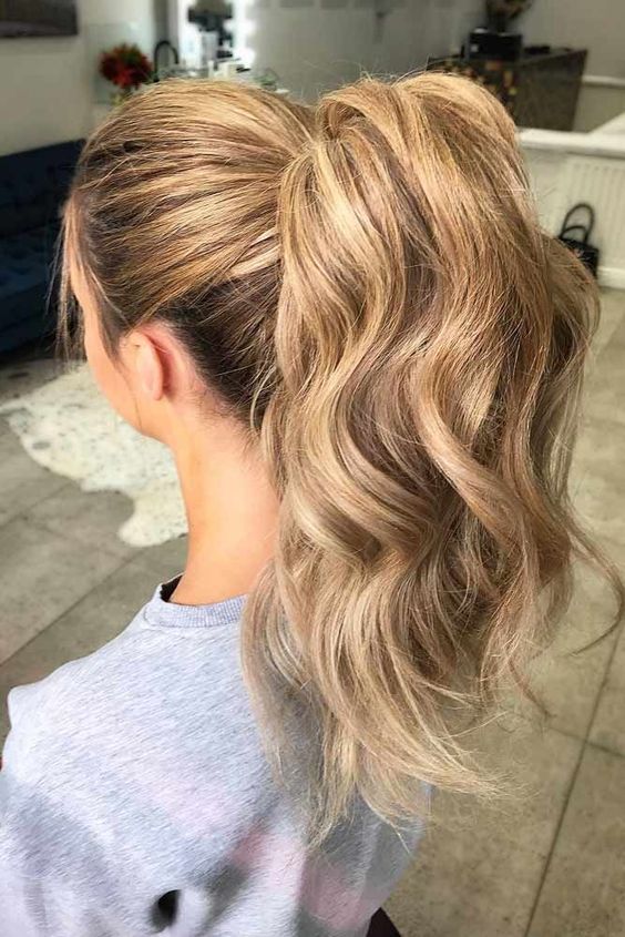 Voluminous Ponytail