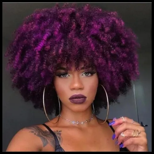 Dynamic Colored Tight Coil ‘Fro